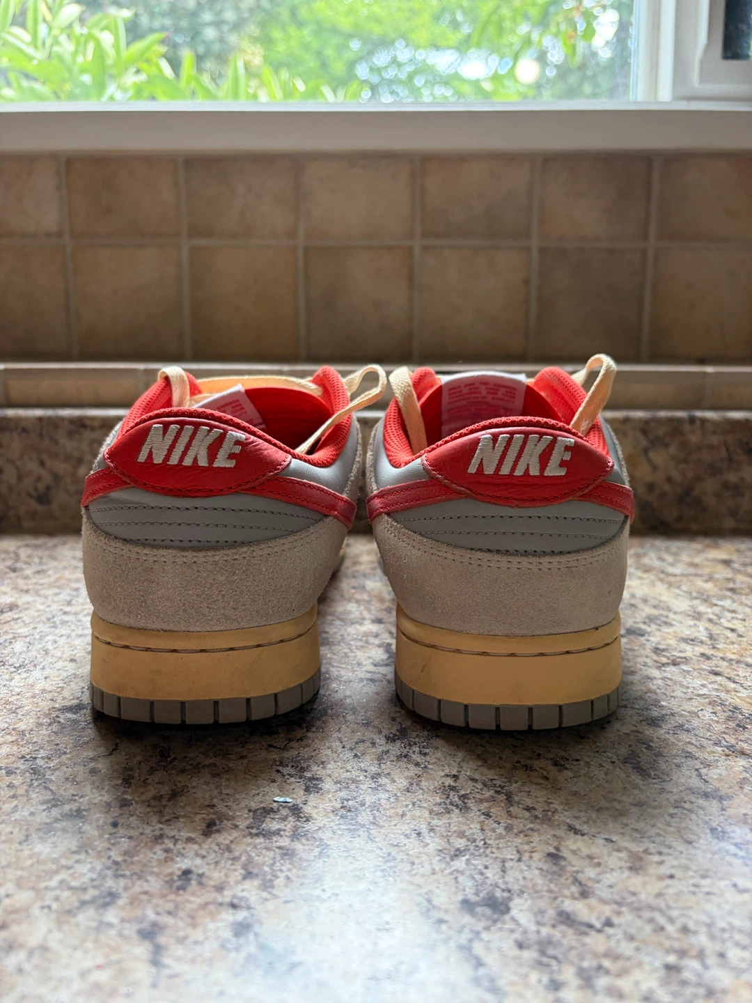 Nike Dunk Low SE Grey Red Men's Shoes - photo 2