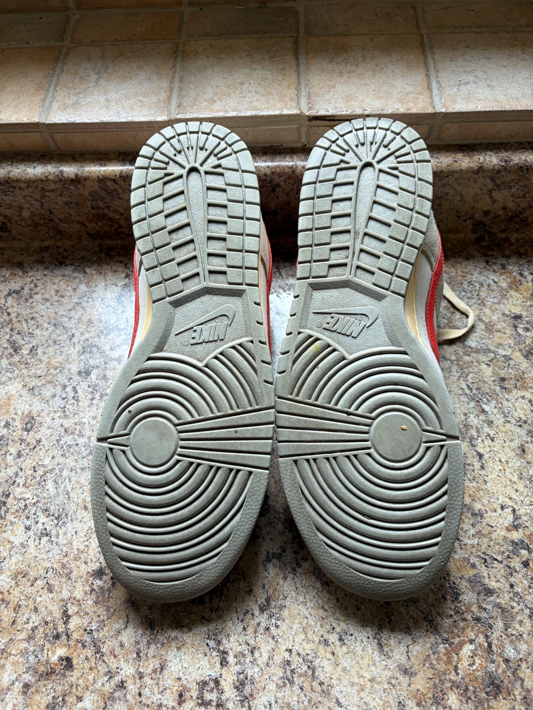 Nike Dunk Low SE Grey Red Men's Shoes - photo 5