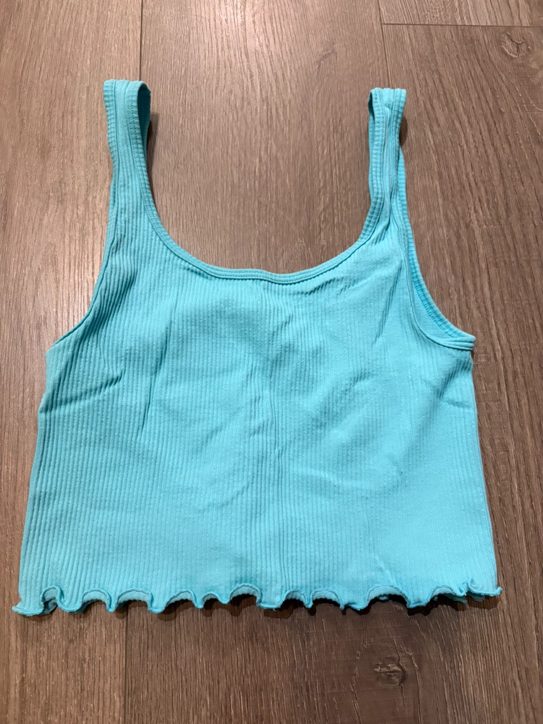 Garage Blue Ribbed Tank Top - TP/XS - photo 3