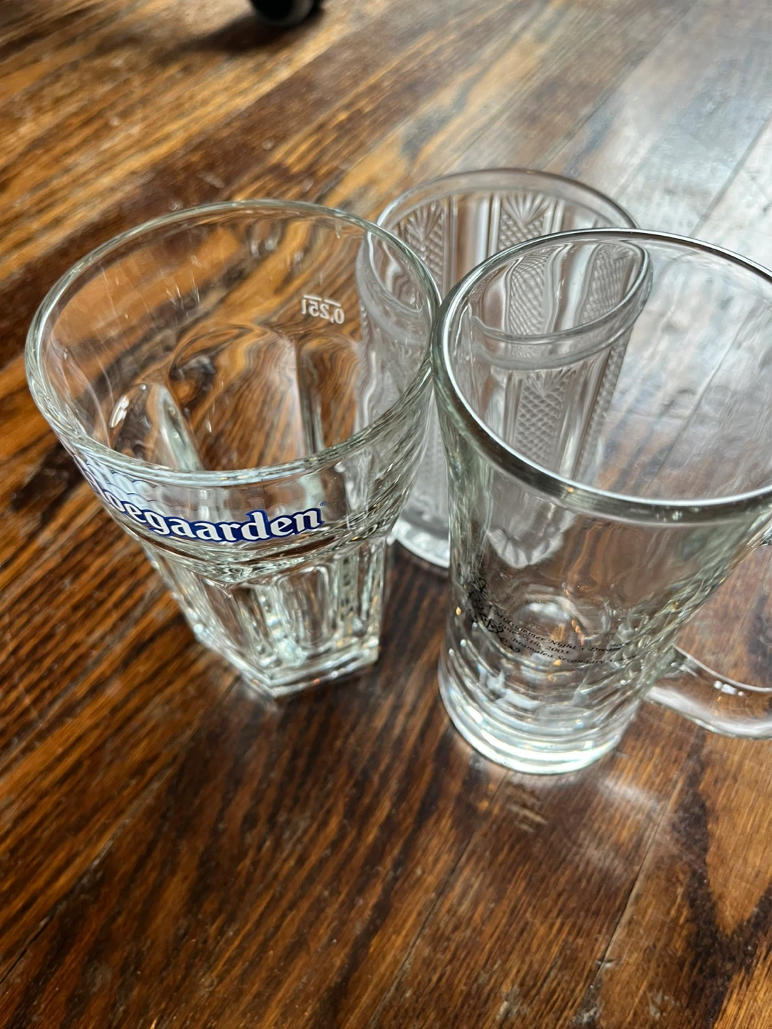 Set of 3 Lindemans Beer Glasses