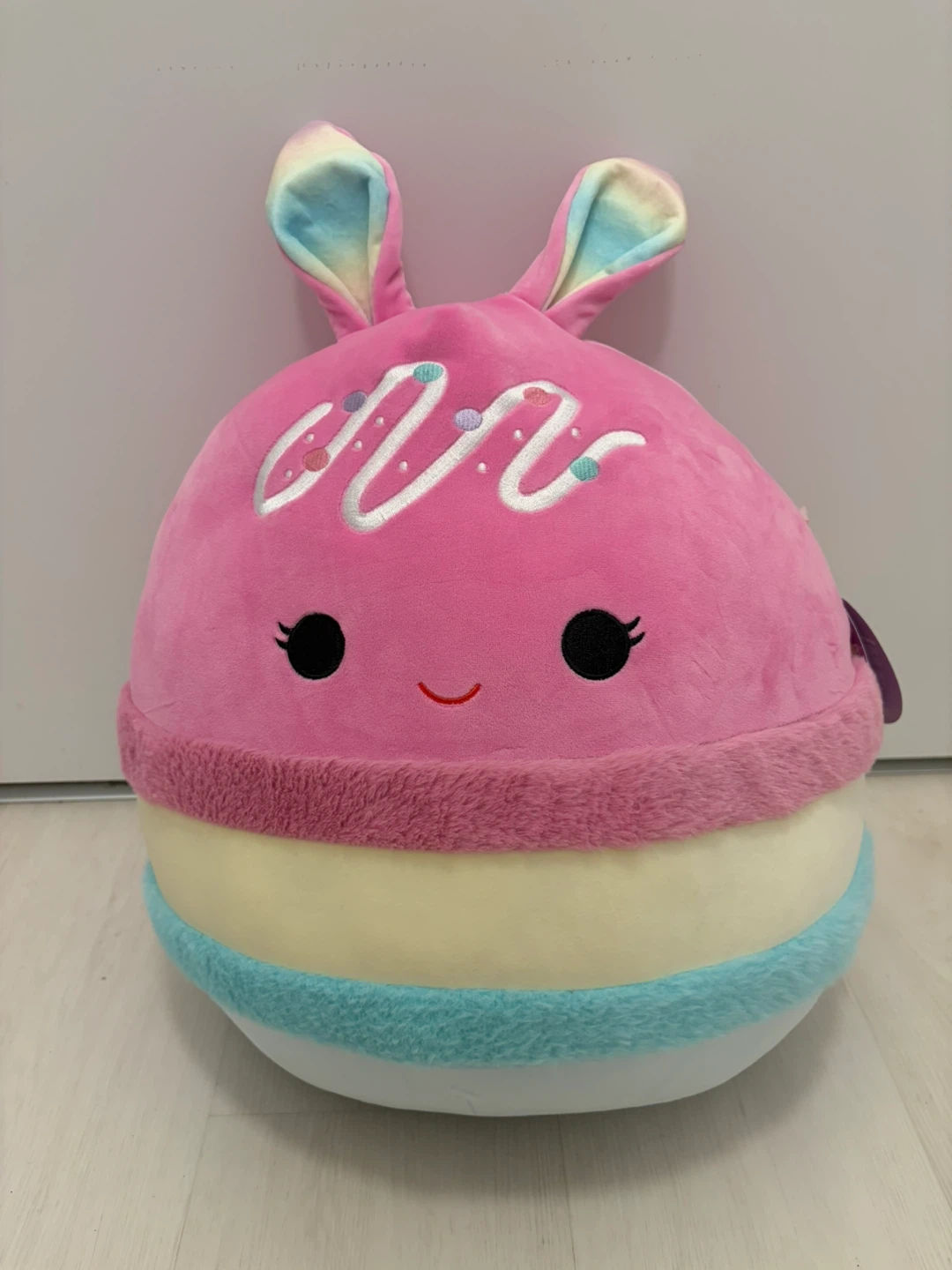 Squishmallow Pink Macaron Plush Toy
