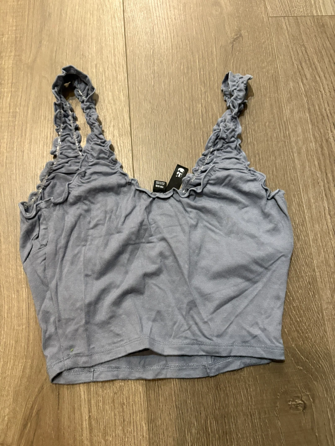 Garage Grey Ruched Camisole Top size XS - photo 2