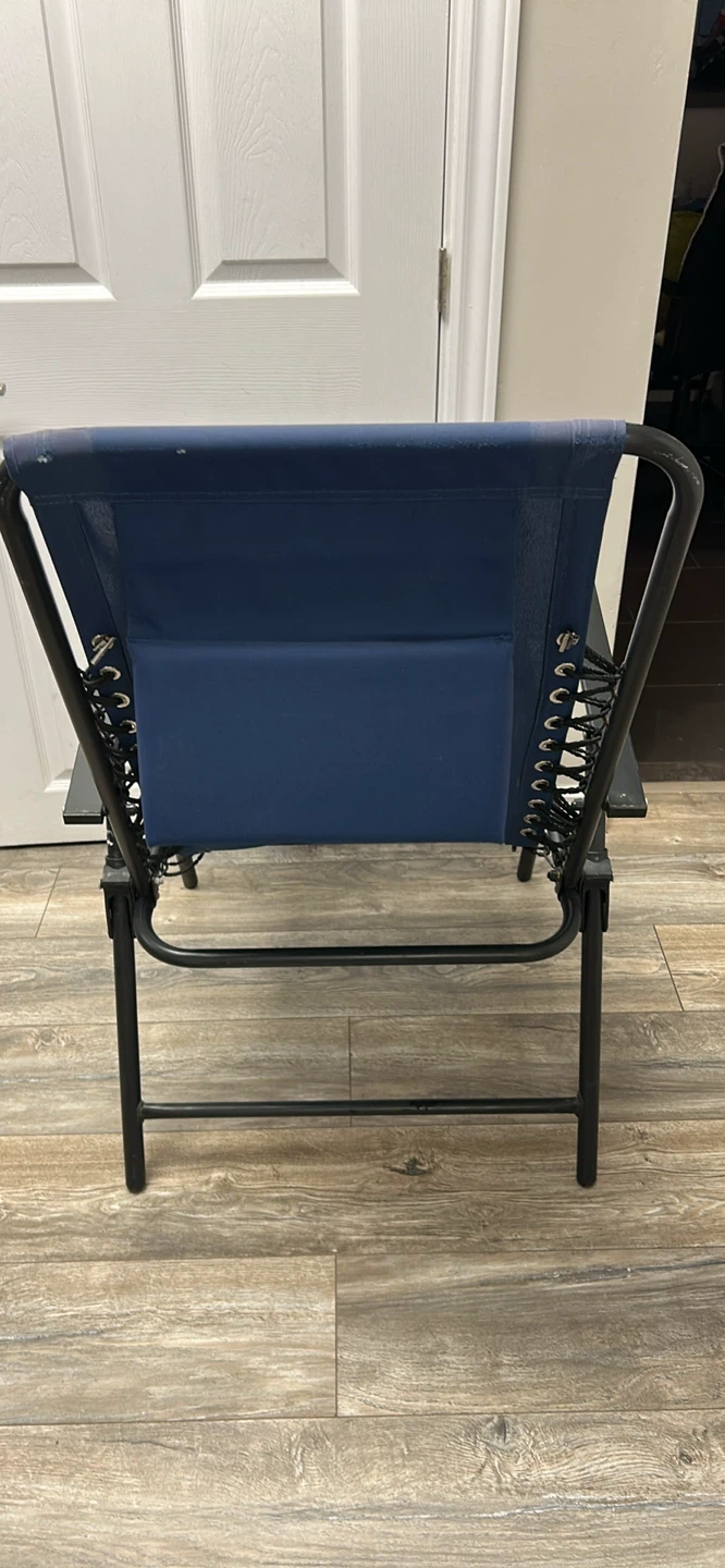 Blue bungee cord lounge chair - photo 2