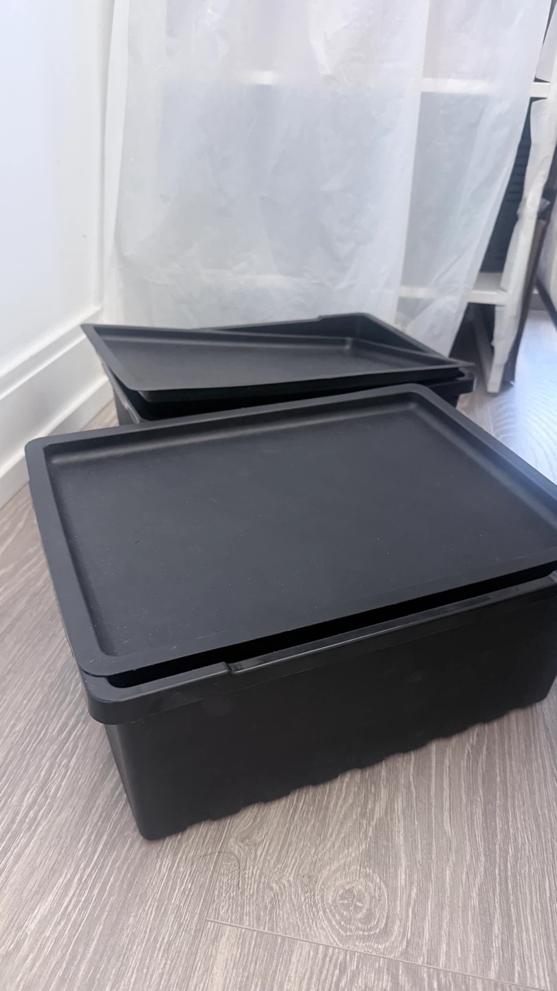 IKEA Storage Boxes (Set of 2) all$5