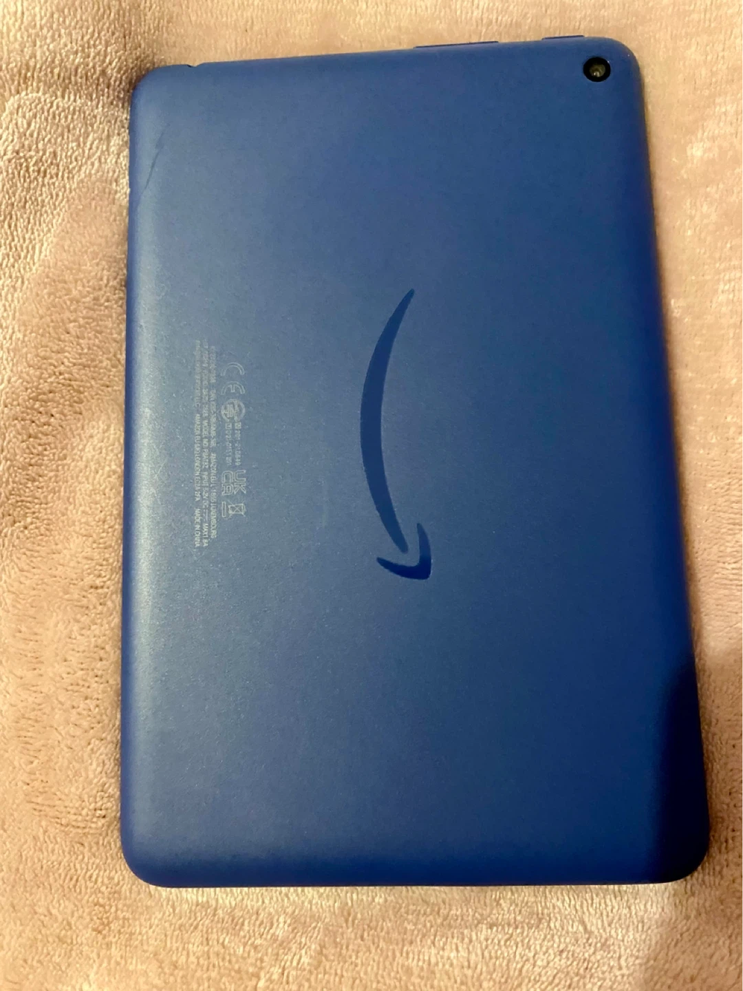 Blue Amazon Fire Tablet with Charger - photo 2