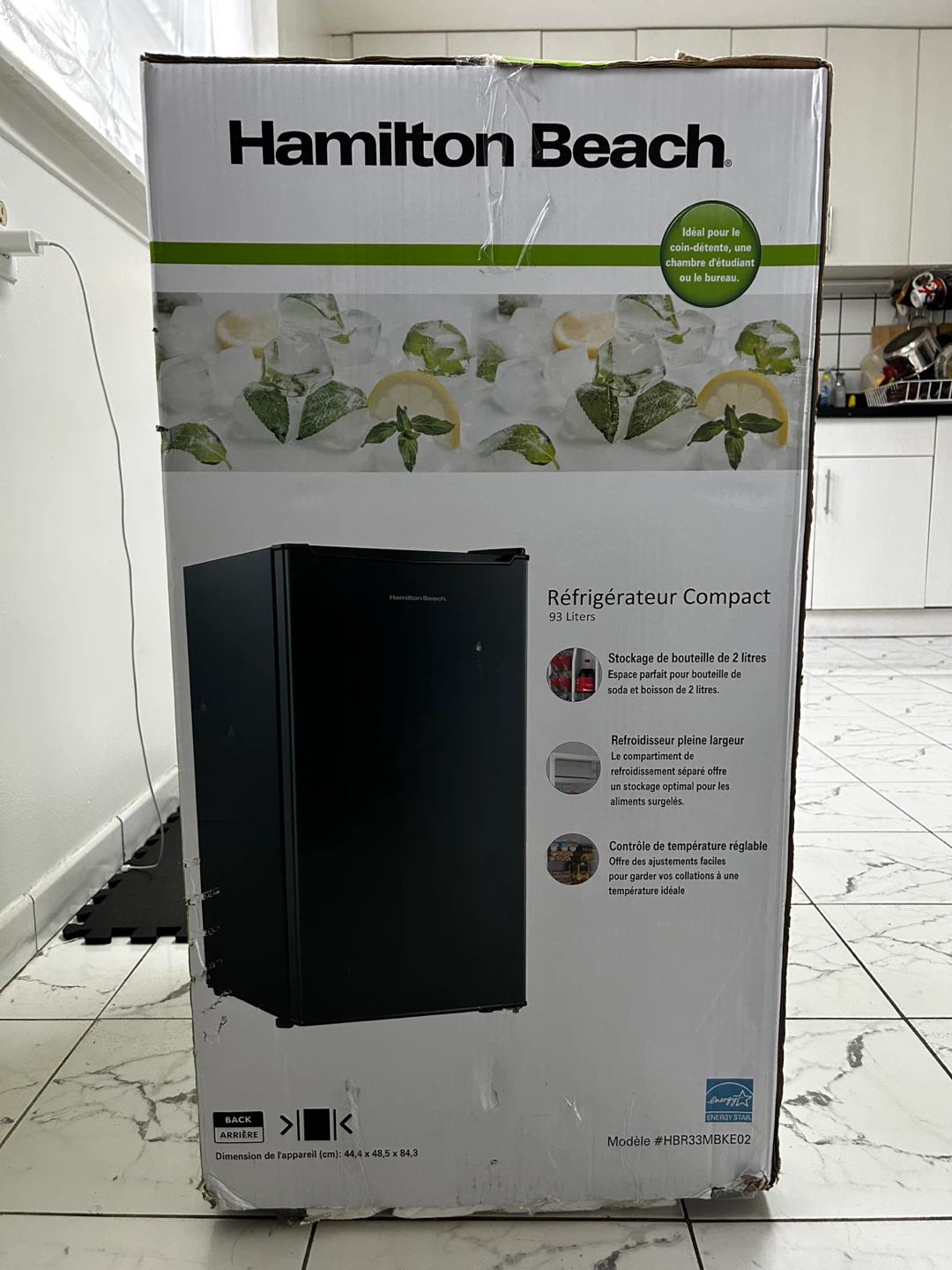 Hamilton Beach 3.3 Cu. Ft. Compact Refrigerator - photo 3