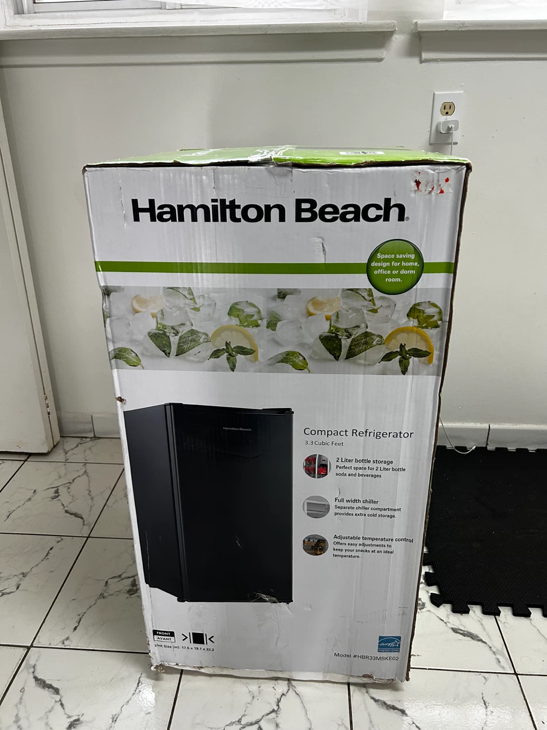 Hamilton Beach 3.3 Cu. Ft. Compact Refrigerator
