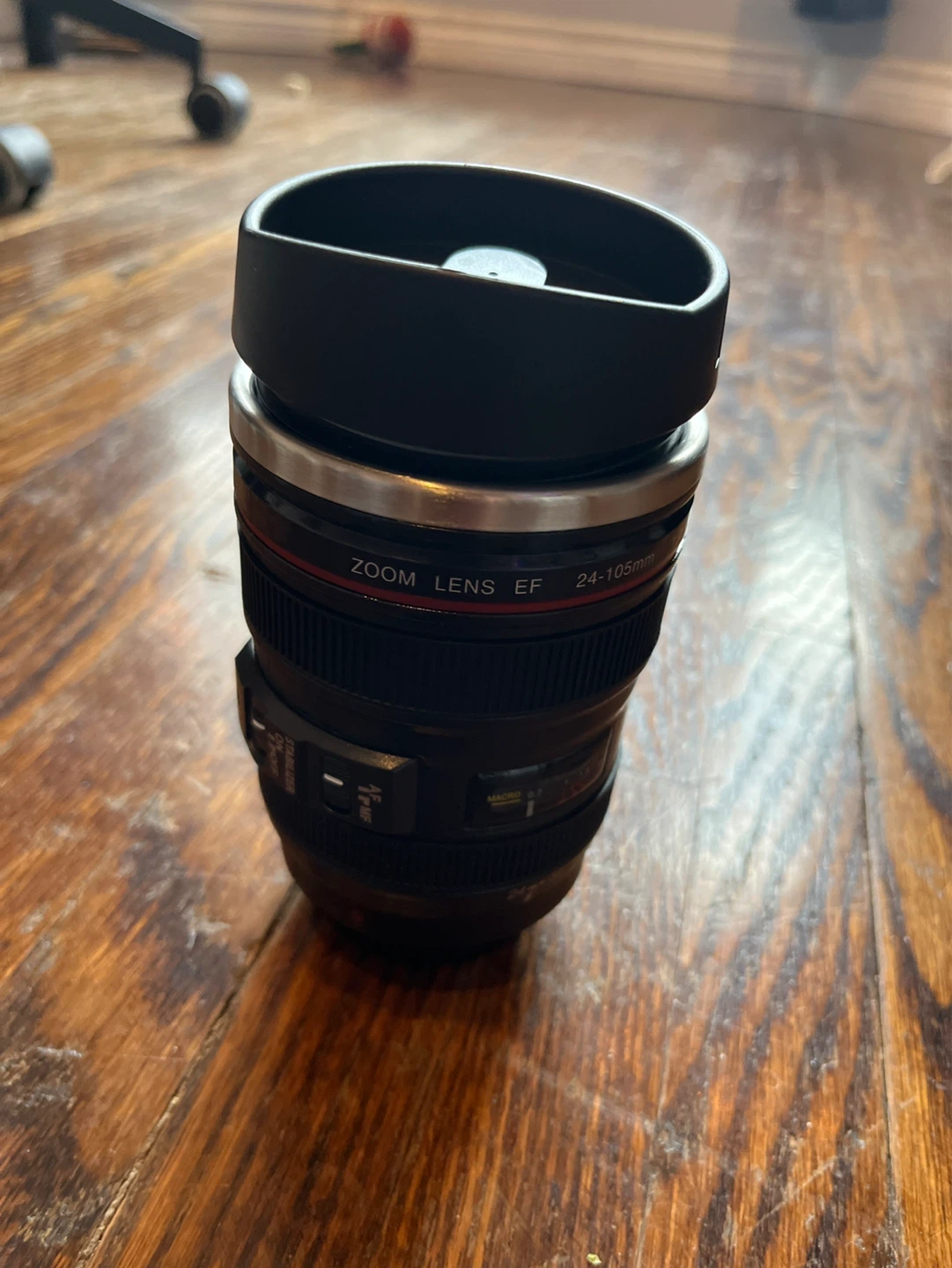Camera Lens Mug with Lid - Toronto Film School