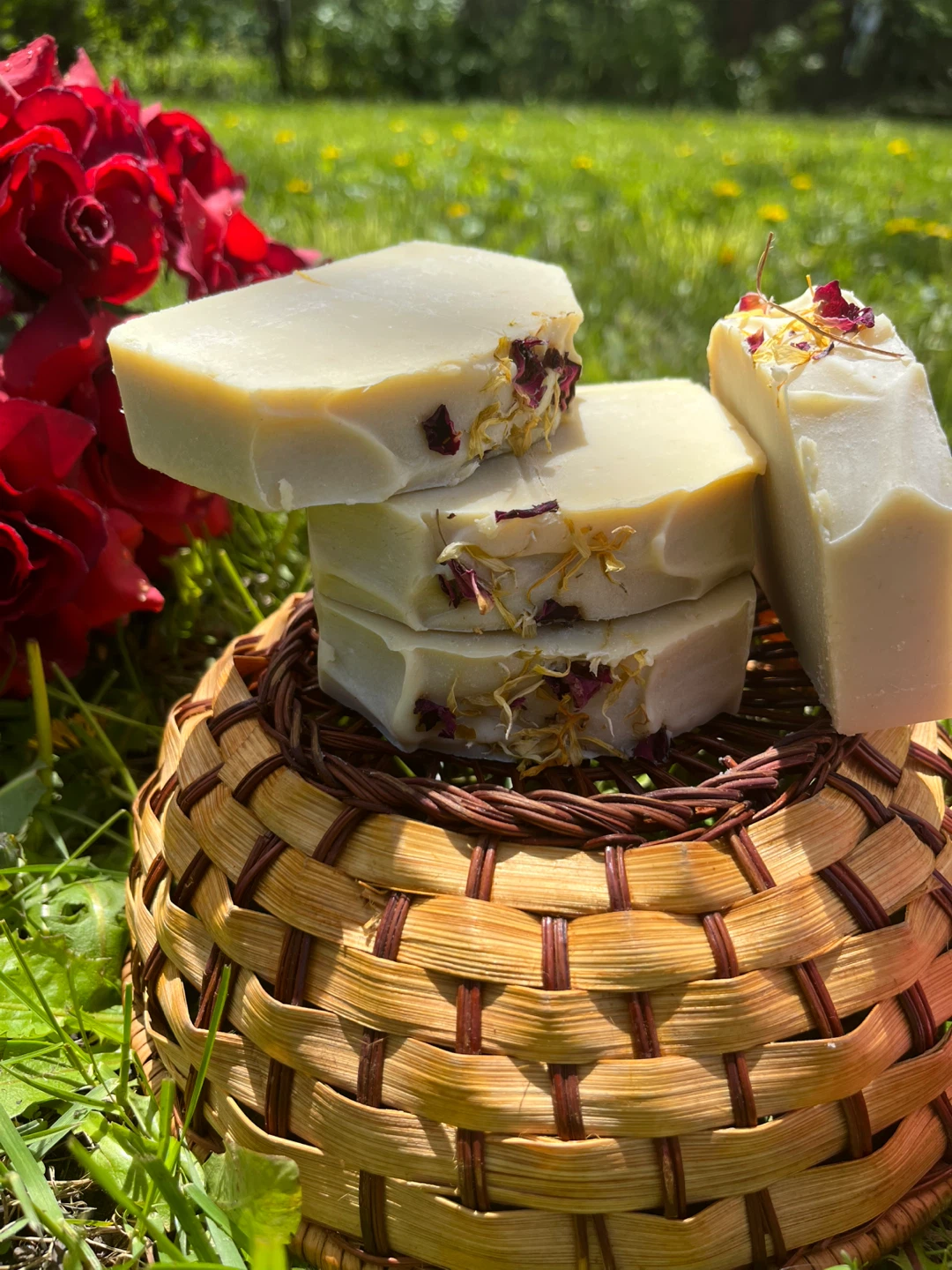 Handmade Floral Soap Bar, Avocado shea butter soap - photo 5