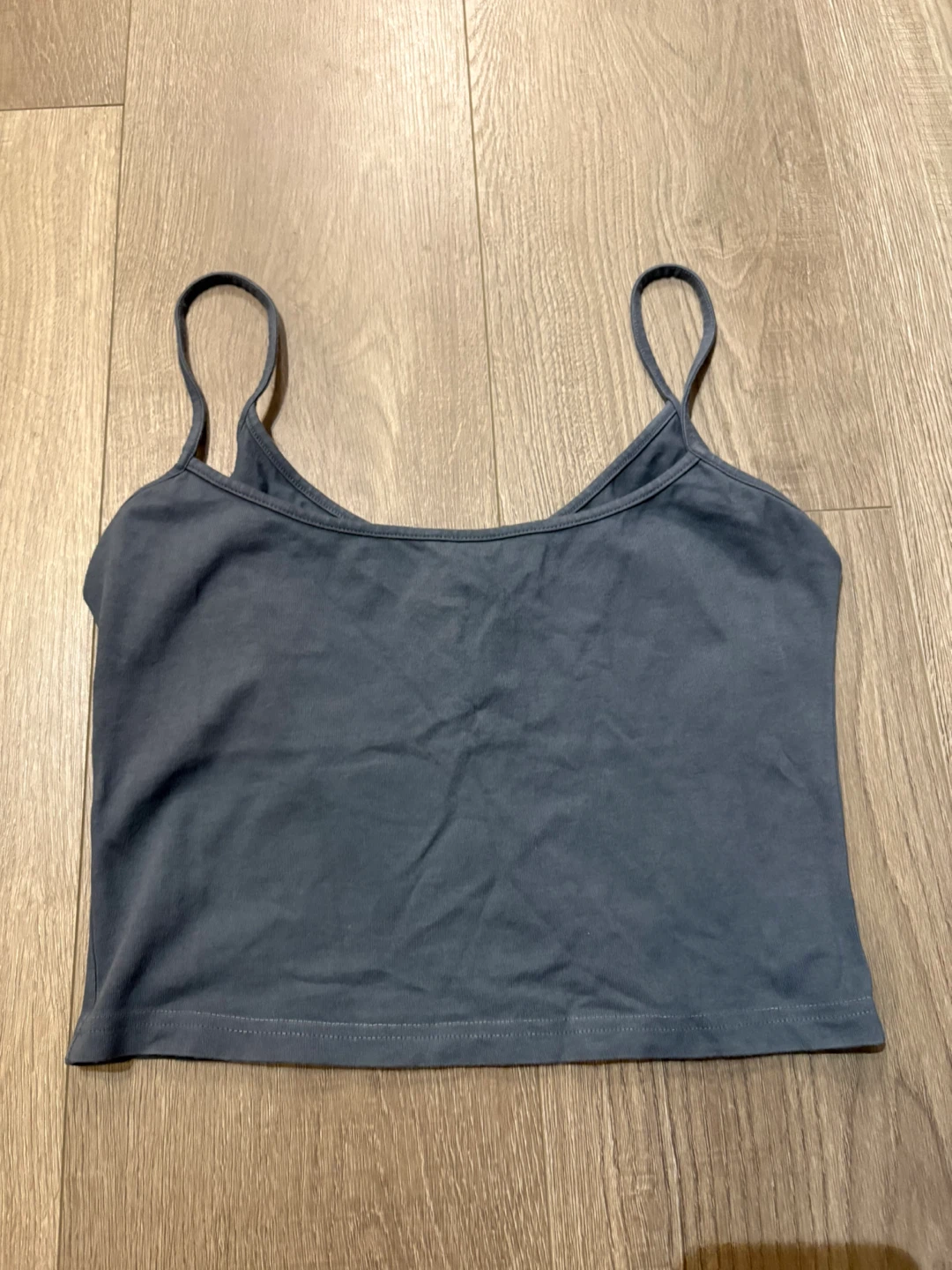 Brandy Melville Grey Button Tank Top - photo 3