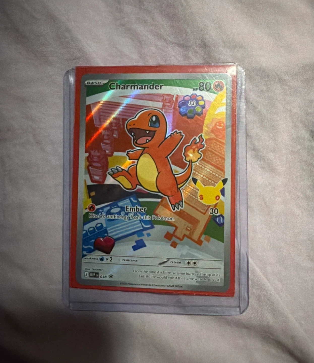 Pokemon Charmander Trading Card
