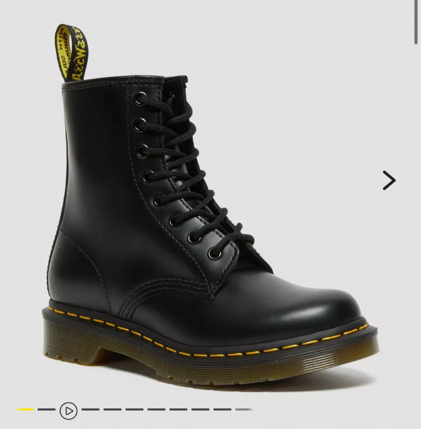 Dr Martens Black Leather Boots