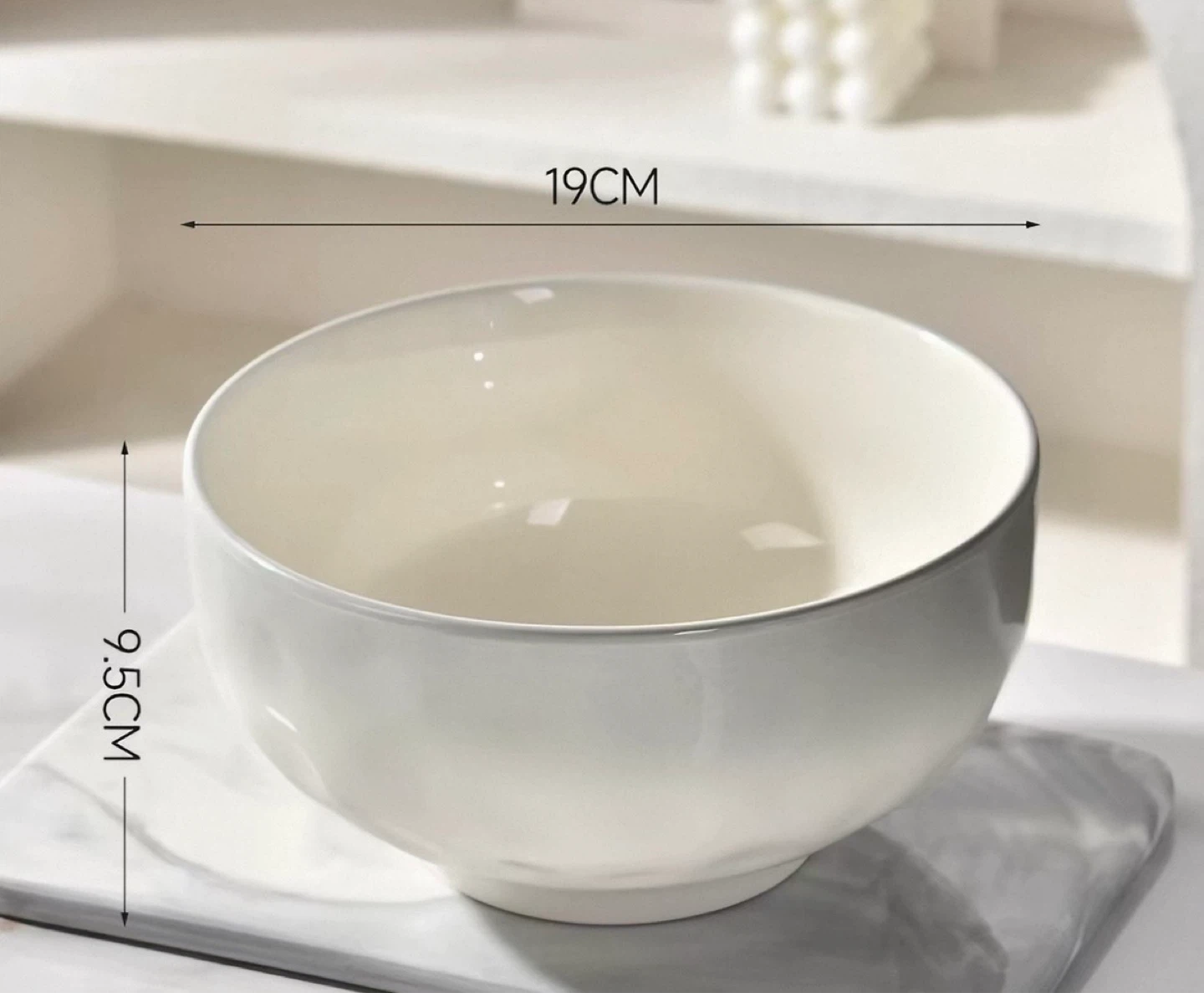 8” Ceramic Soup/Noodle Bowl - High Capacity (Set of 2) - photo 3