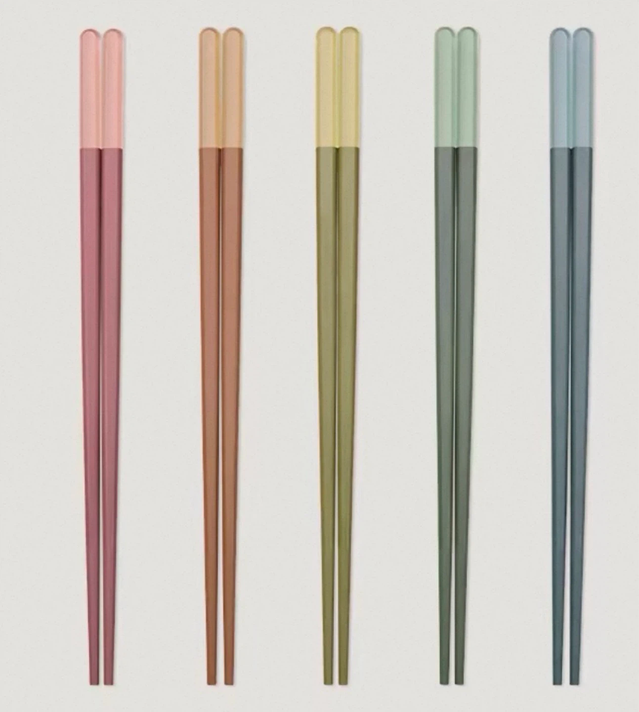 5 Pairs Chopstick Set - Heat Resistant & Anti-Mold