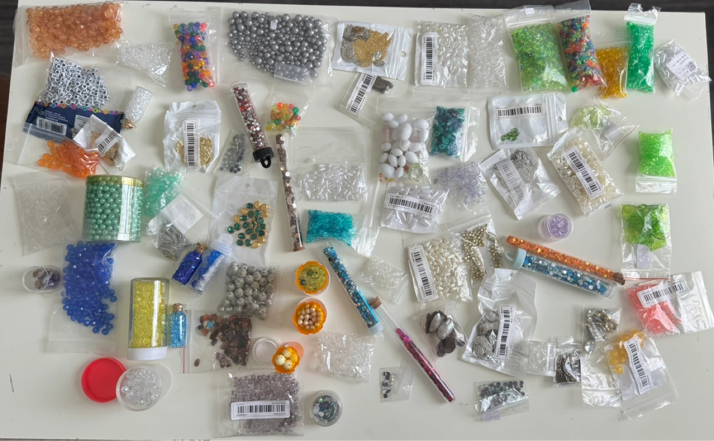 Huge Jewelry Making Bead Lot and Storage Containers - photo 2
