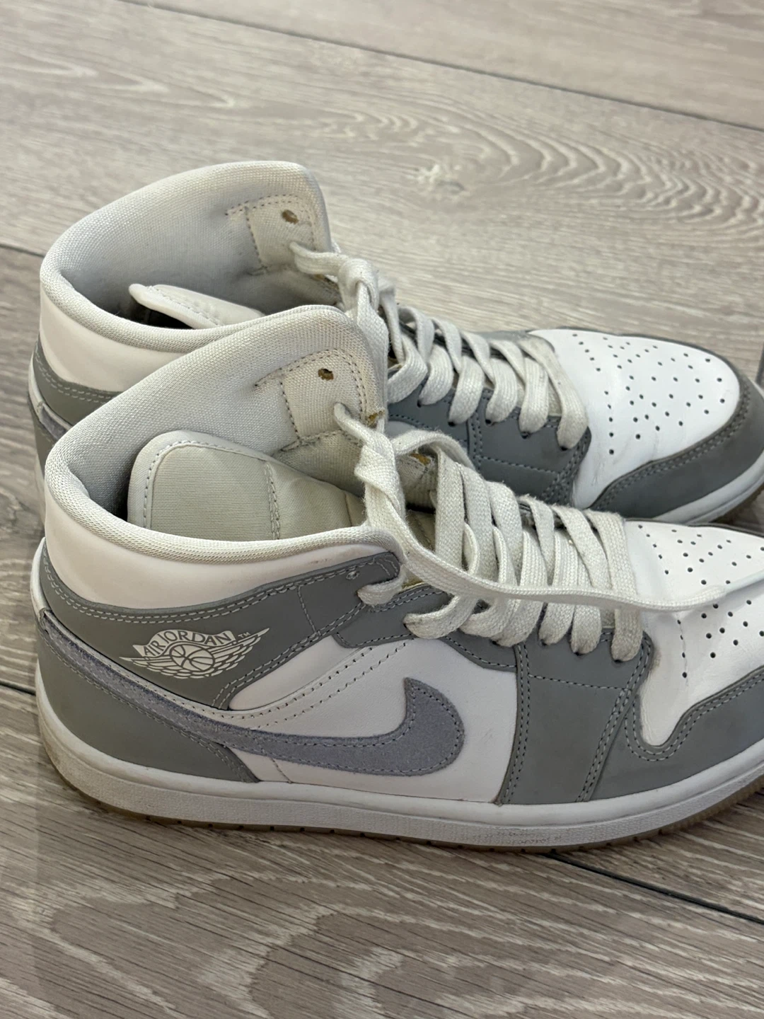 Air Jordan 1 Mid Grey Blue sneakers Size 6 - photo 2