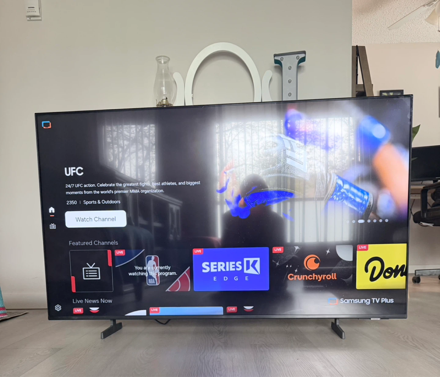 Large Flat Screen Television