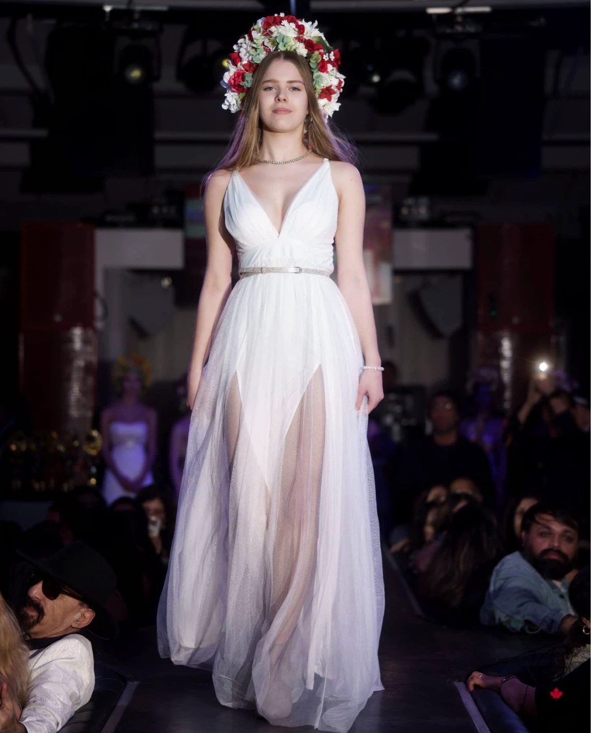 White Tulle Maxi Dress - photo 3