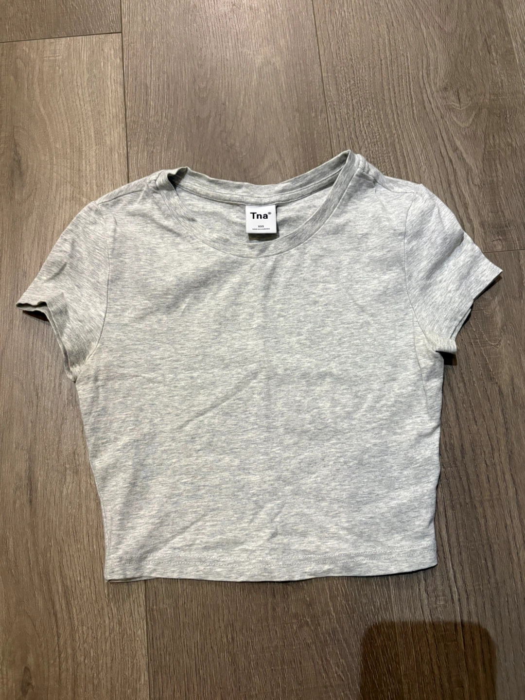 Tna grey cropped t-shirt - XXS