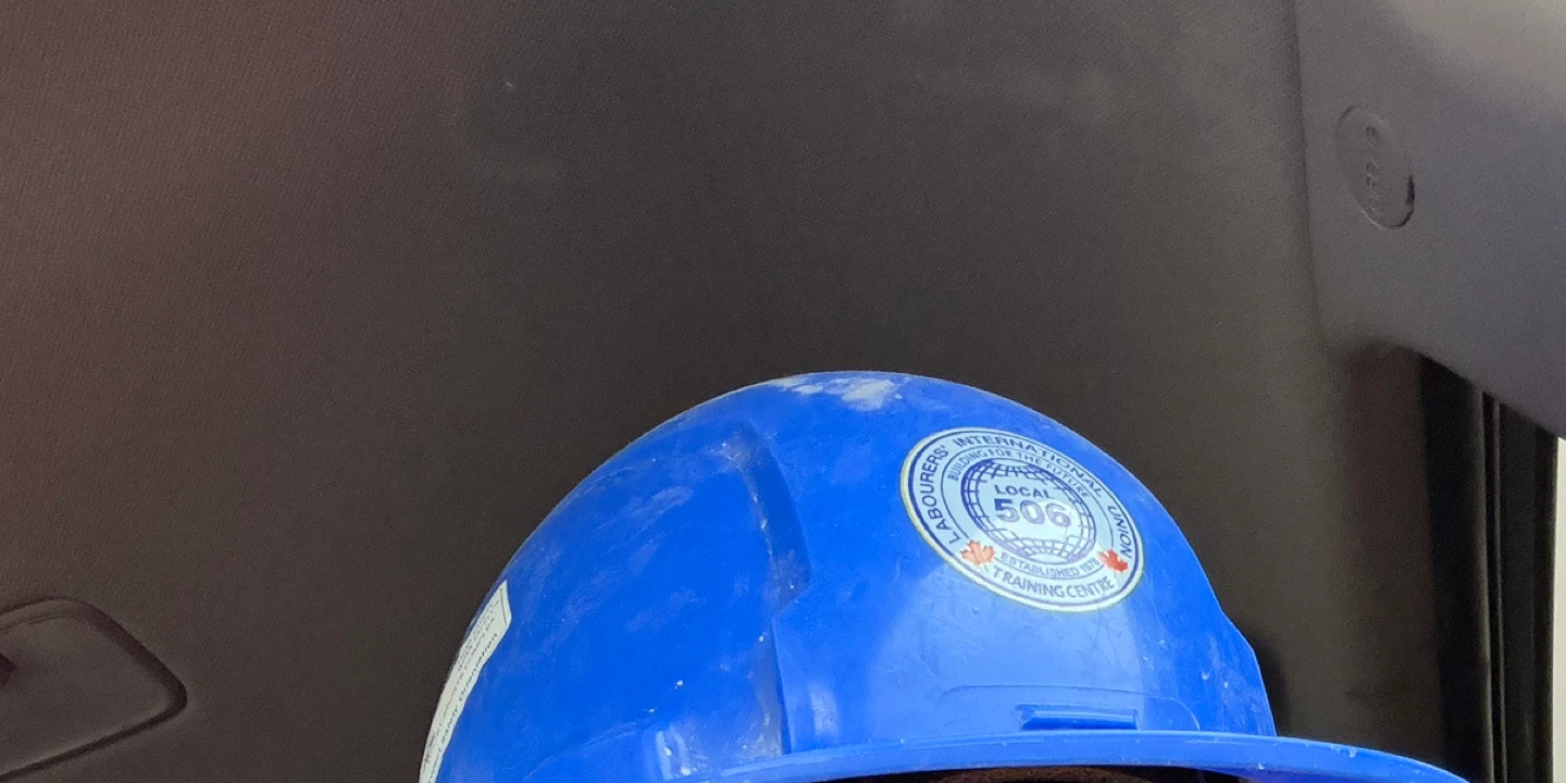 Blue Labourers International Union Local 506 Hard Hat