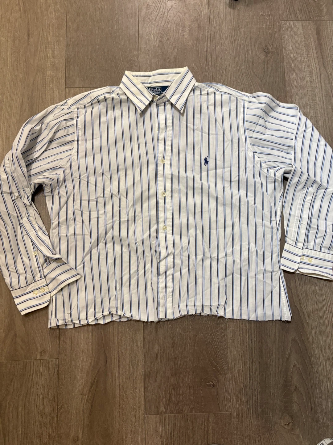 Polo by Ralph Lauren Striped Button-Down Shirt - Size 16