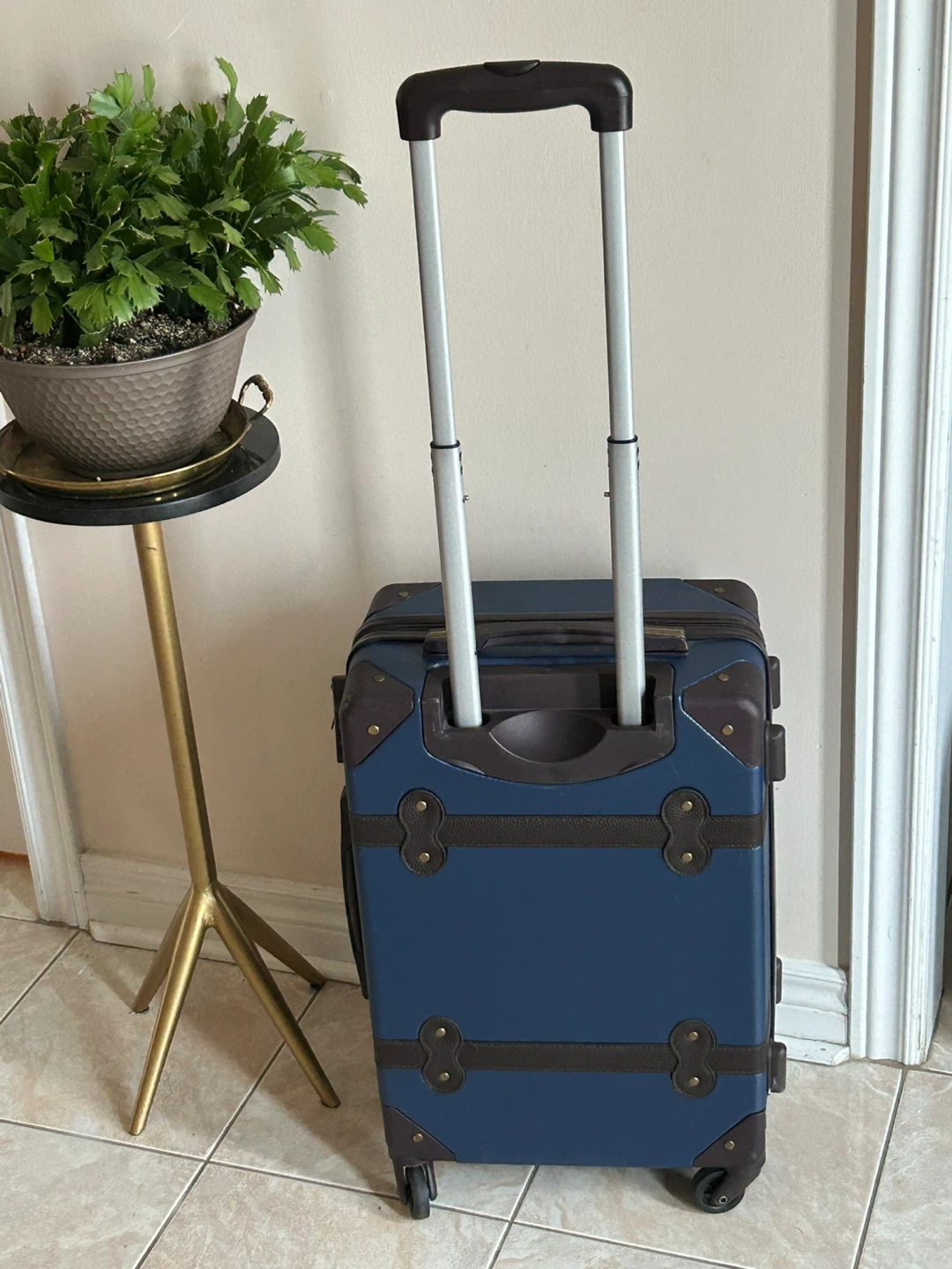Blue Hardside Carry-On Spinner Luggage - photo 2
