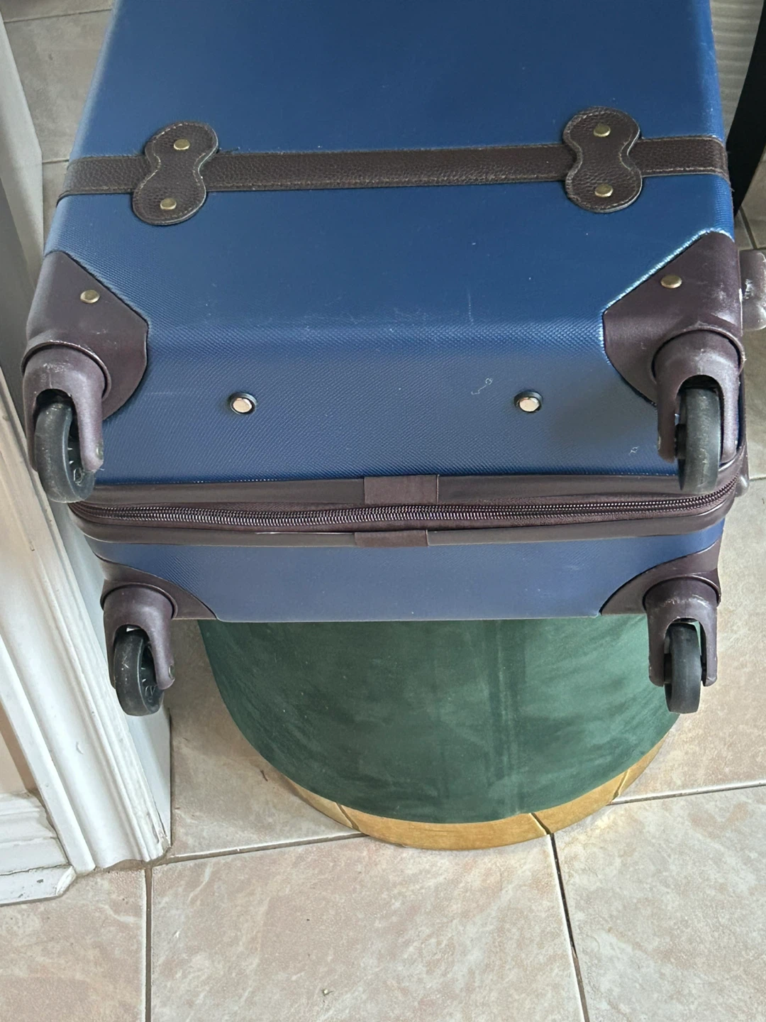 Blue Hardside Carry-On Spinner Luggage - photo 5