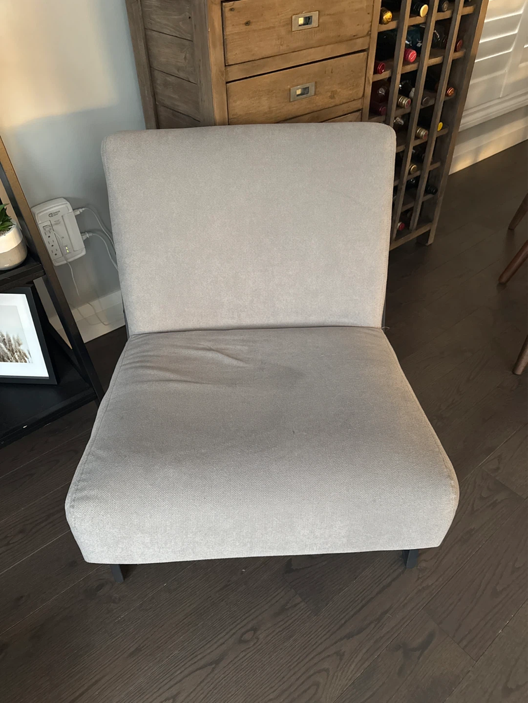 Grey Accent Chair