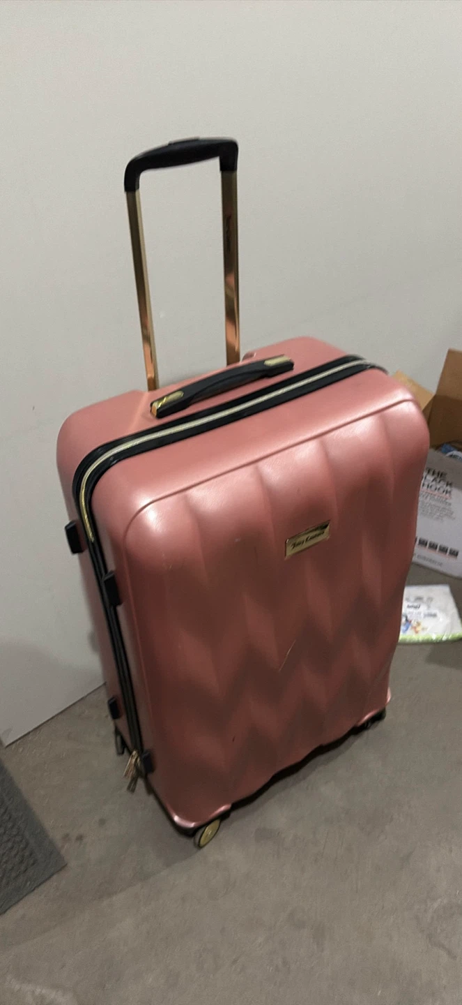 Juicy Couture Rose Gold Luggage