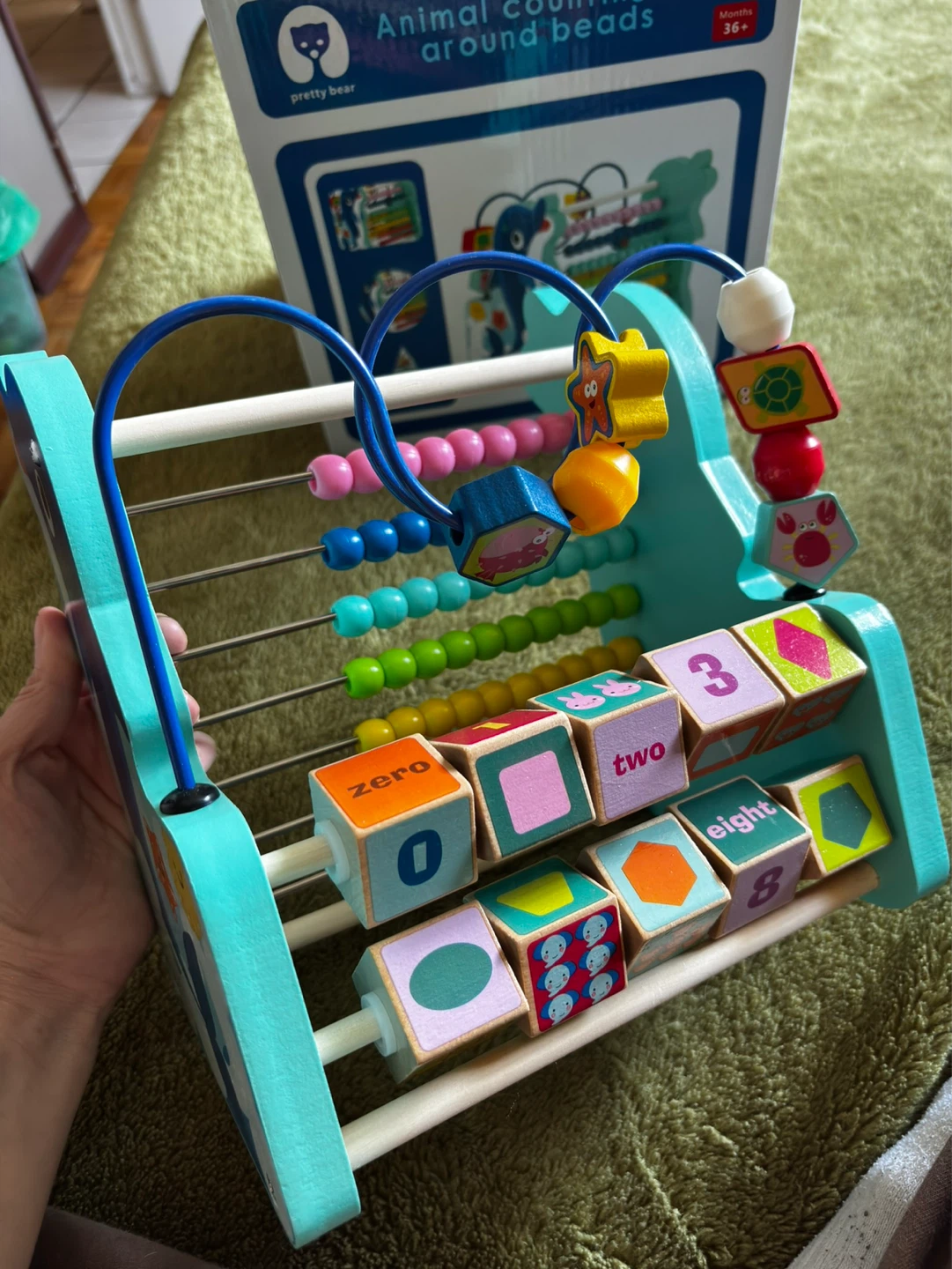 Pretty Bear Animal Counting Rack Around Beads Toy - photo 3