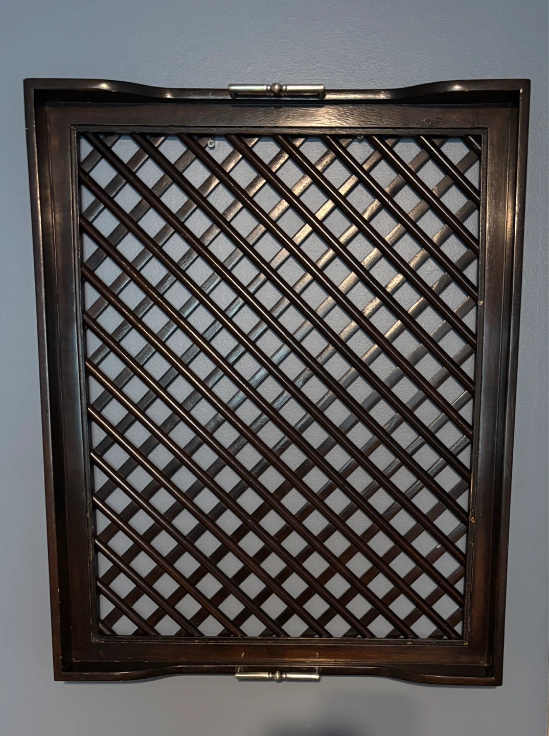Beautiful Wood Serving Tray / Wall Decoration (25” x 20”)