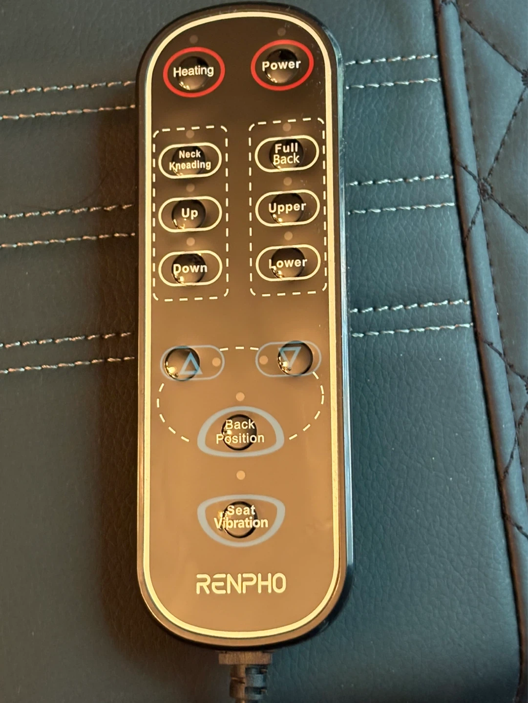RENPHO Massage Seat Cushion with Remote Control - photo 2