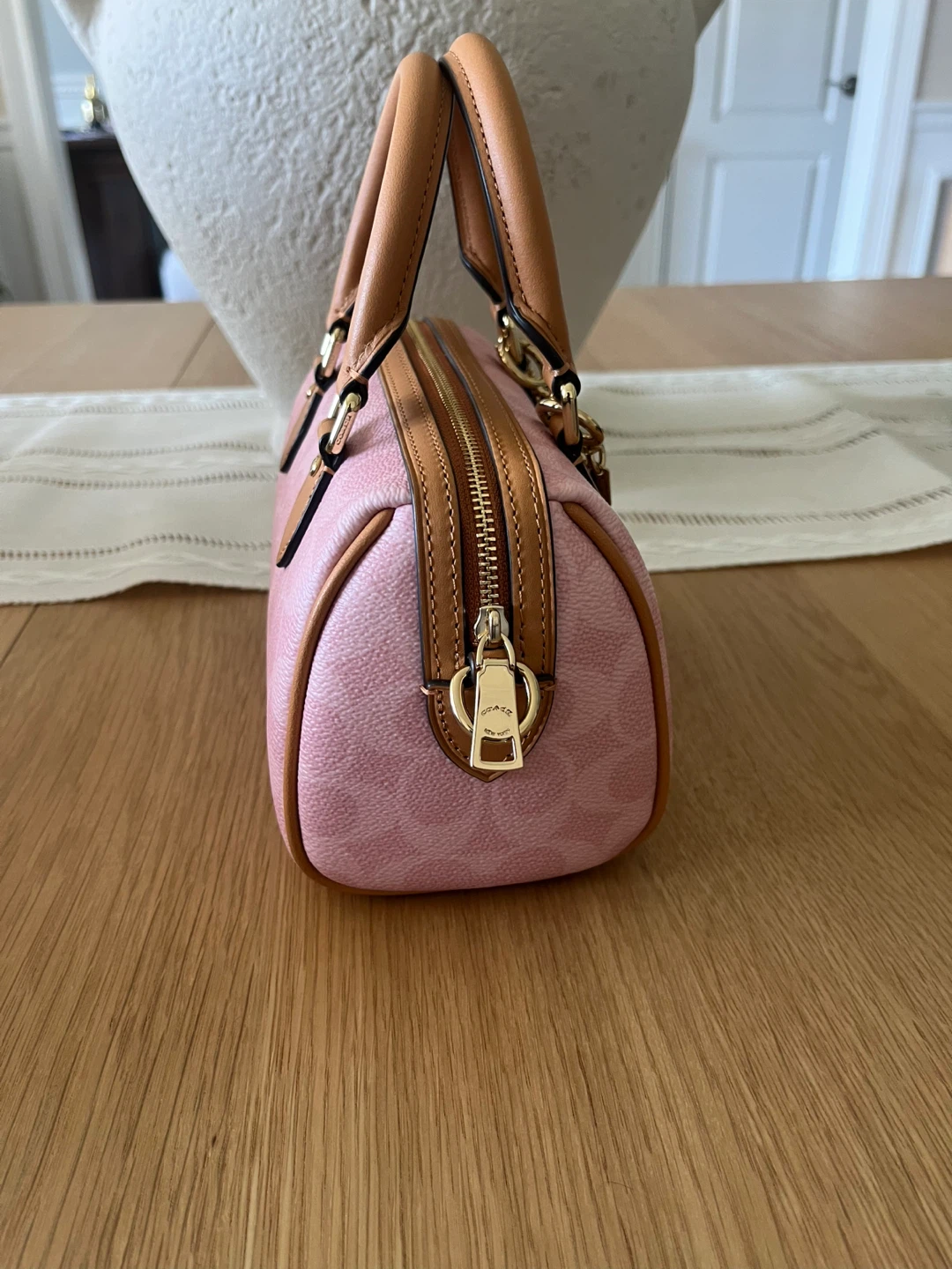 Coach Mini Rowan - Powder Pink NWT - photo 5