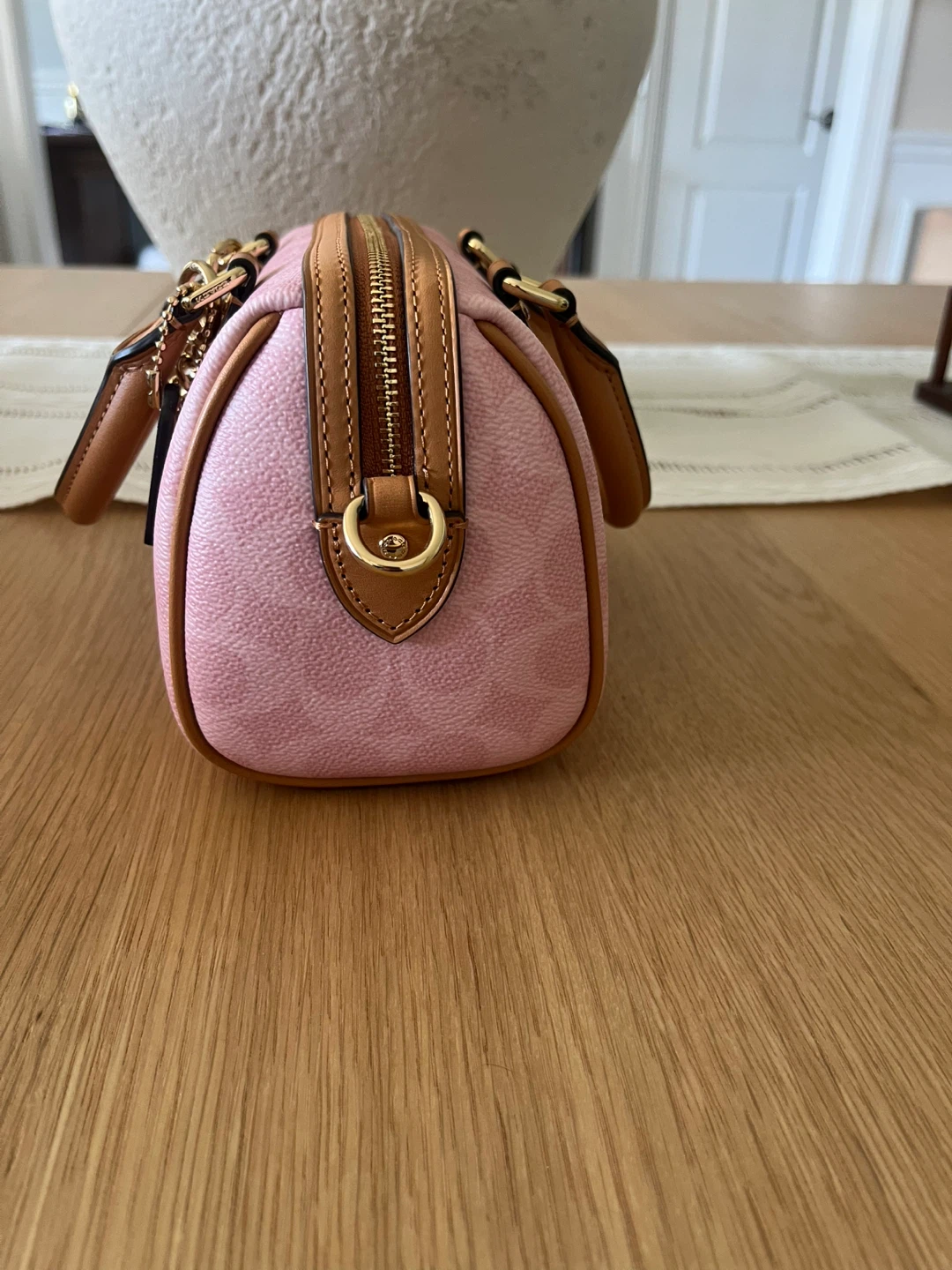 Coach Mini Rowan - Powder Pink NWT - photo 4