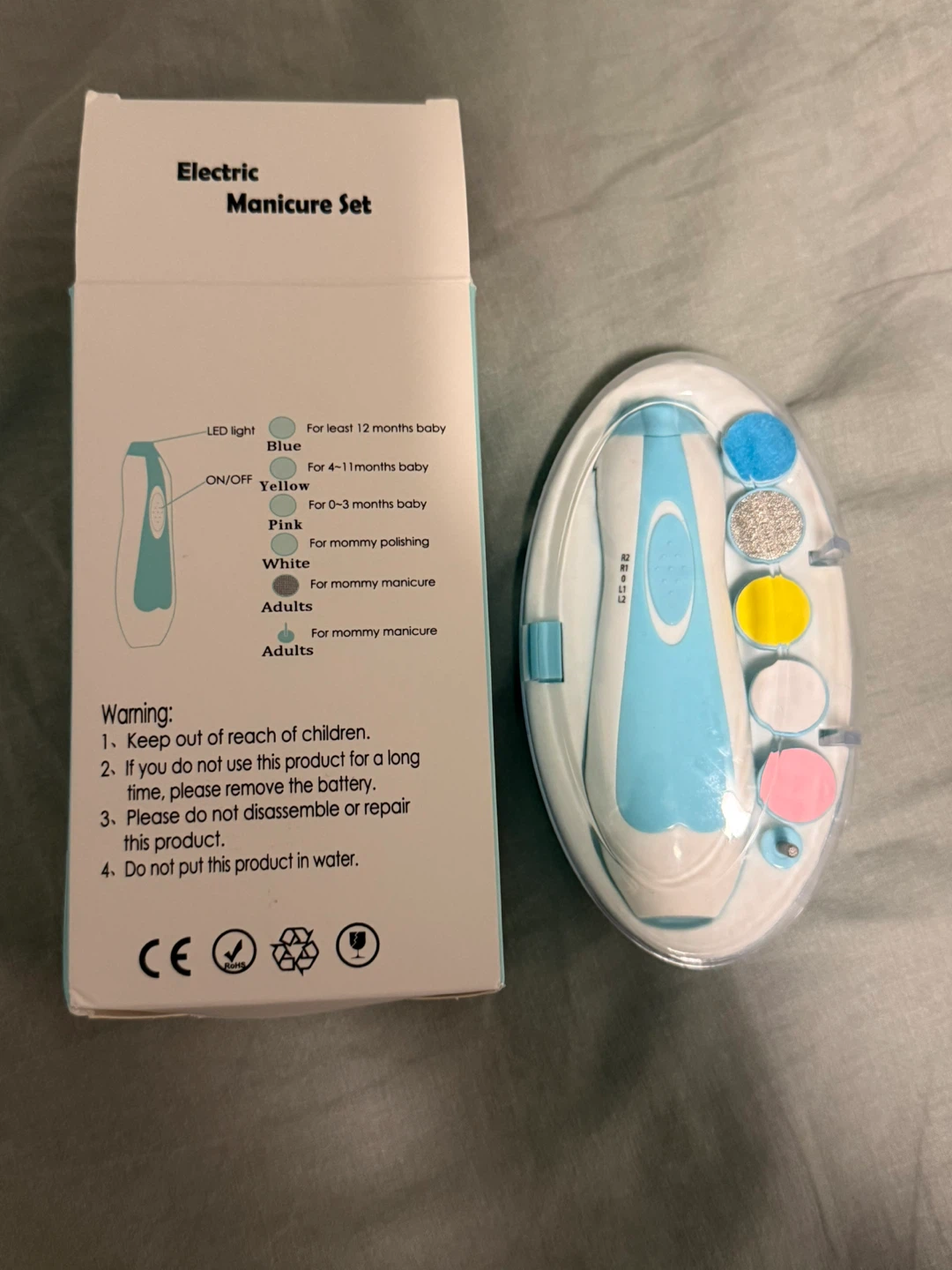 Qunlions life Electric Manicure Set with 6 Rollers - photo 2