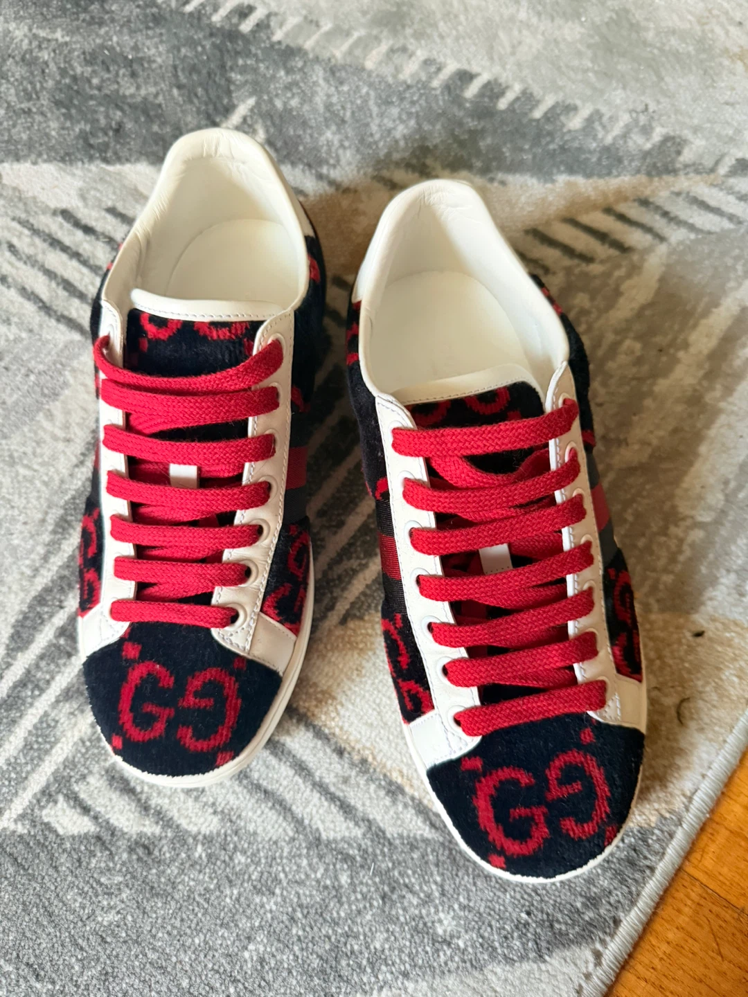Gucci GG Velvet Sneakers
