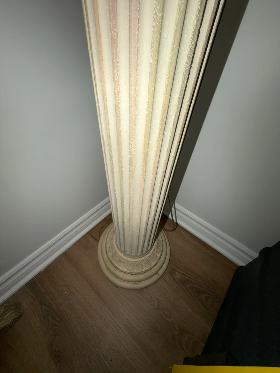 Vintage Cherub Column Floor Lamps - photo 4