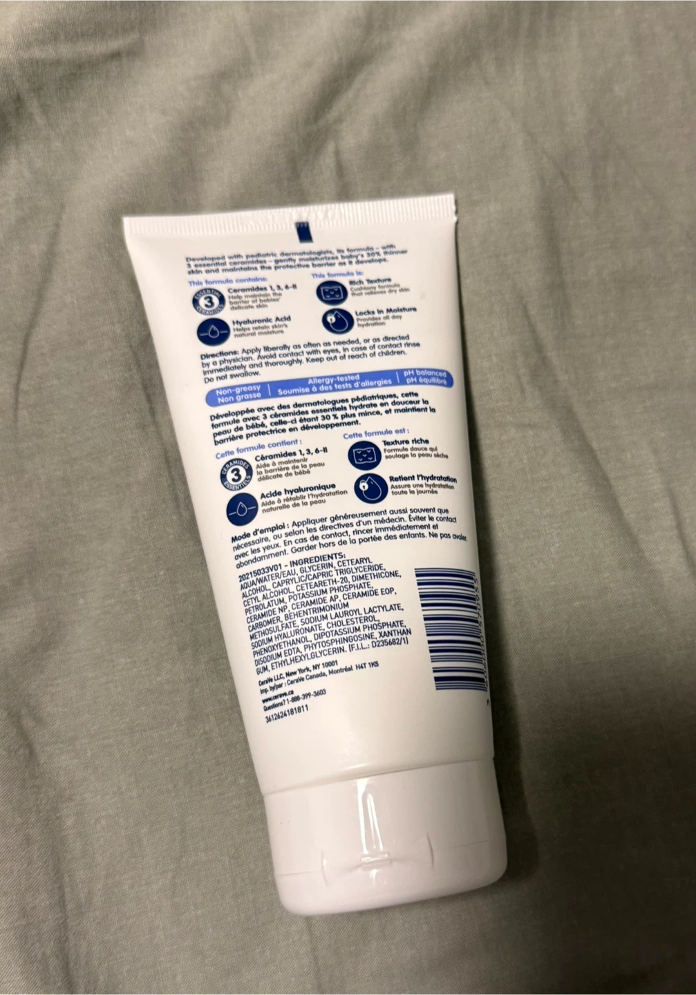 CeraVe Baby Moisturizing Cream 142g