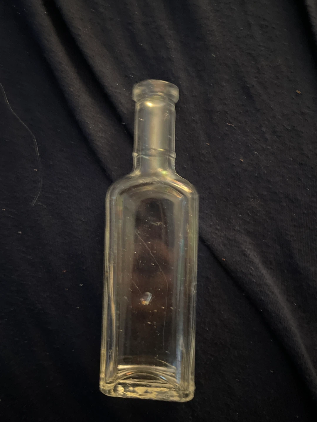 VTG Clear Glass Apothecary Bottle - photo 2
