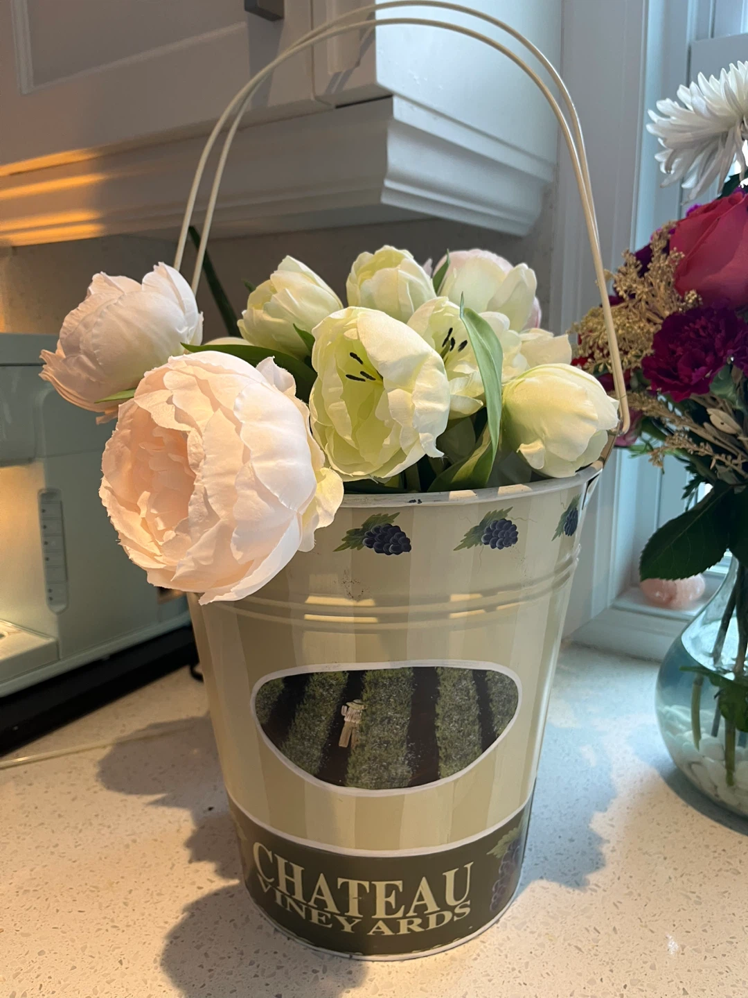 Large metal hanging planter - photo 3