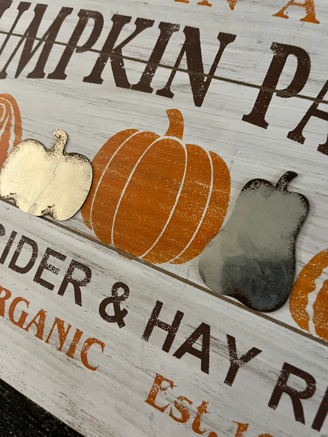 Solid wooden decor sign - photo 3