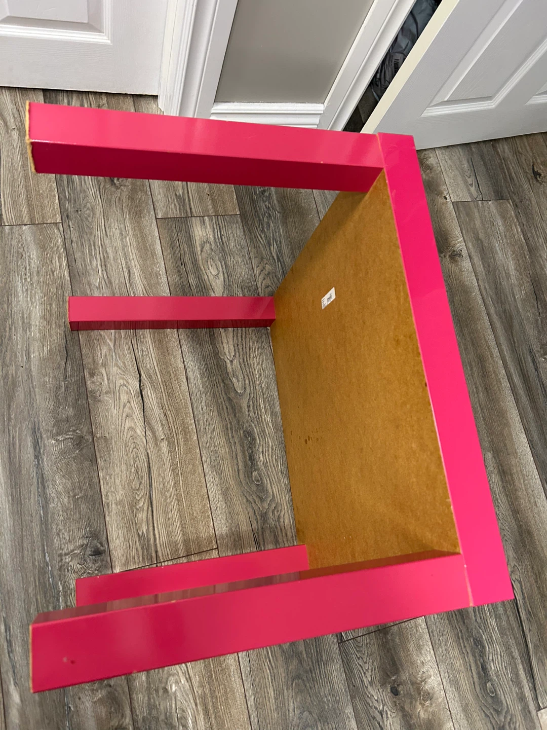 Bright Pink Cube Side Table - photo 2
