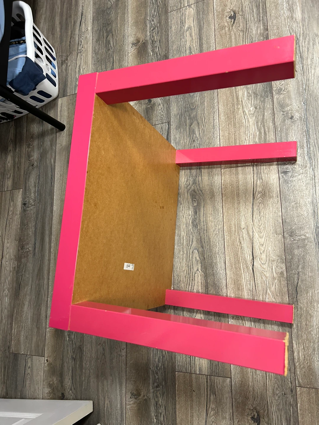 Bright Pink Cube Side Table - photo 3