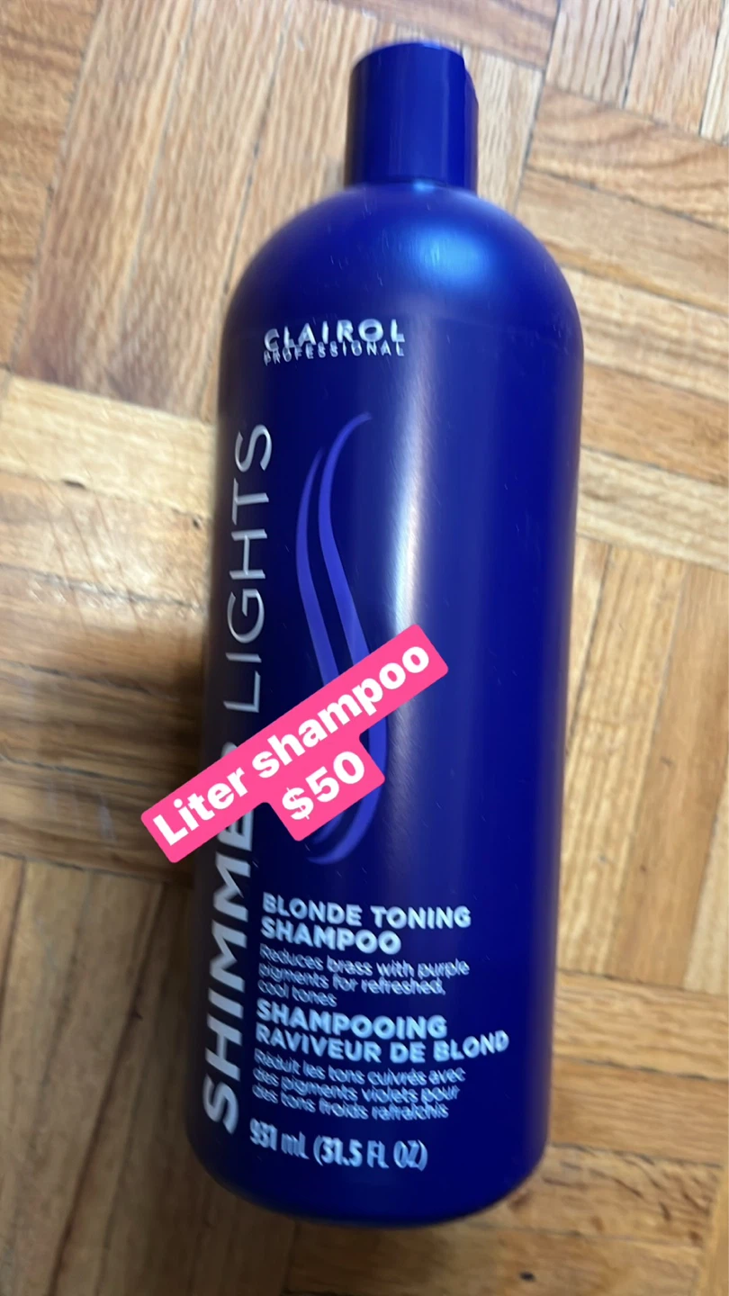 Clairol Professional Shimmer Lights Blonde Toning Shampoo 931ml