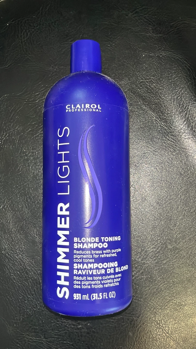 Clairol Professional Shimmer Lights Blonde Toning Shampoo 931ml - photo 5