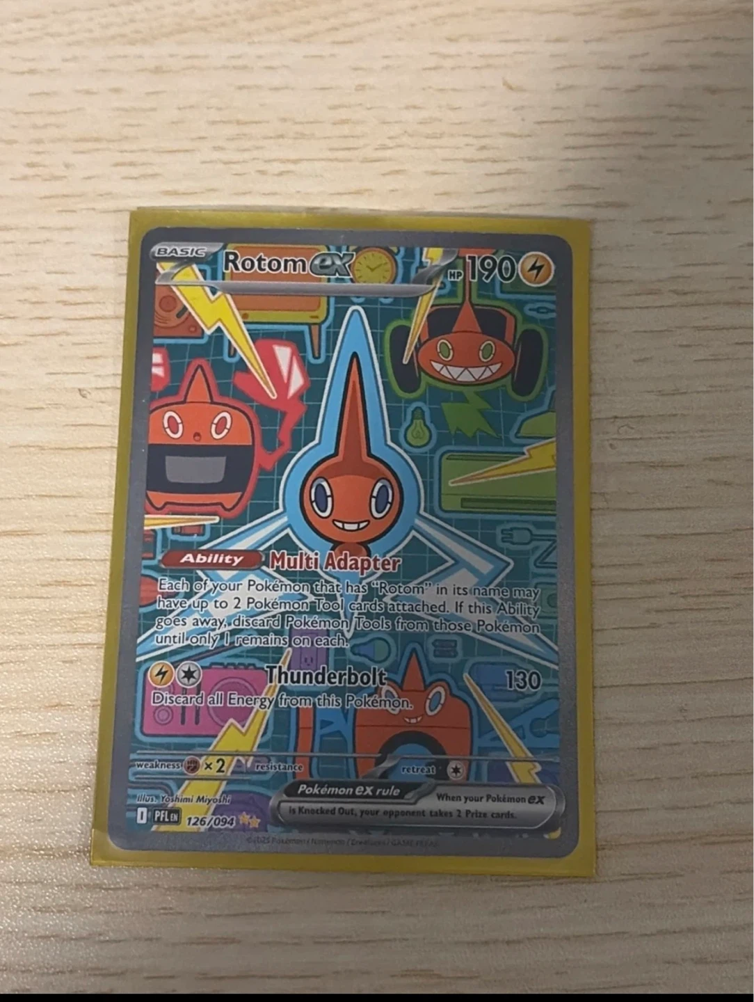 Pokemon Rotom EX Trading Card 126/094