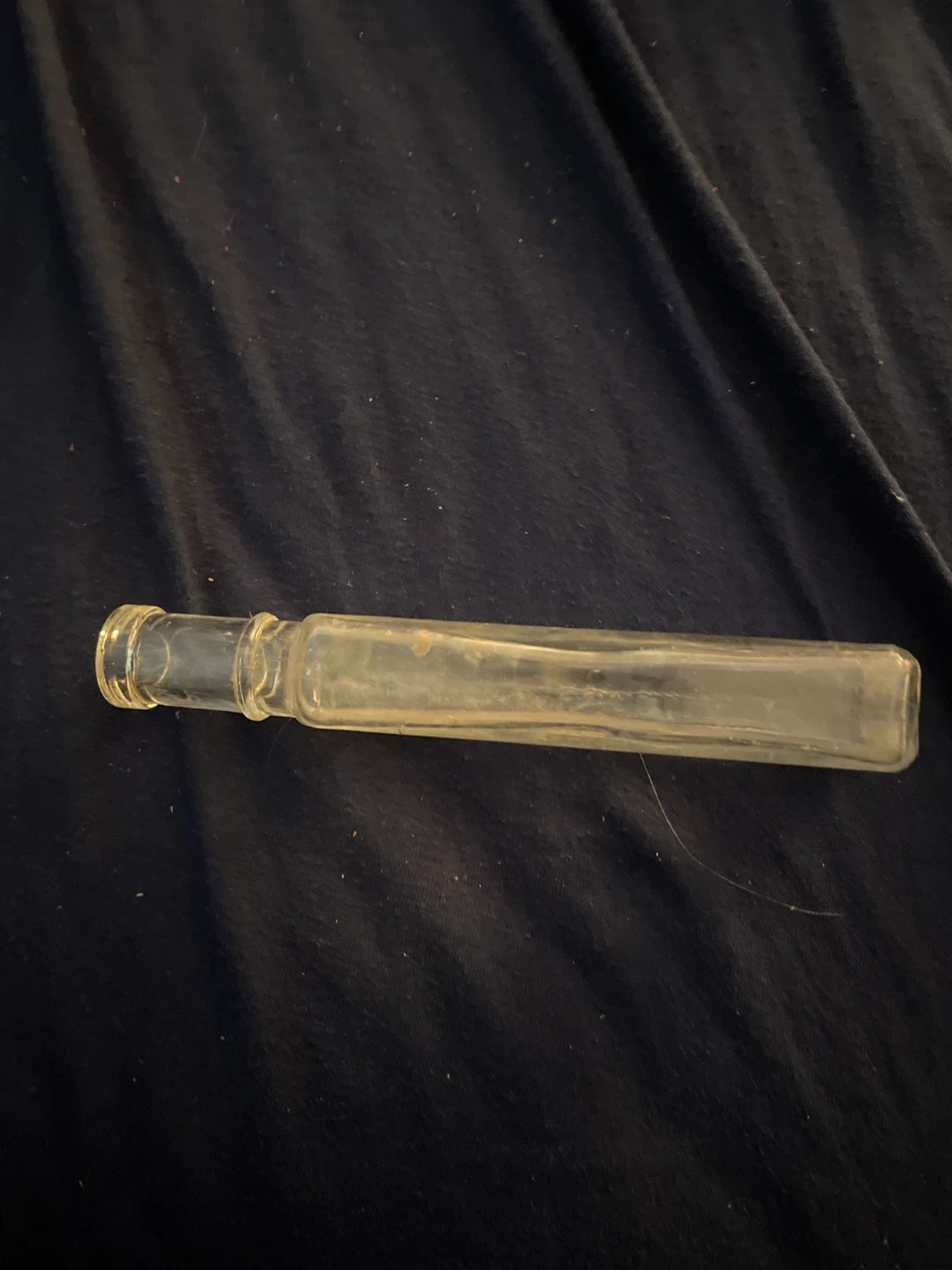 Vintage Clear Glass Apothecary Bottle - photo 3