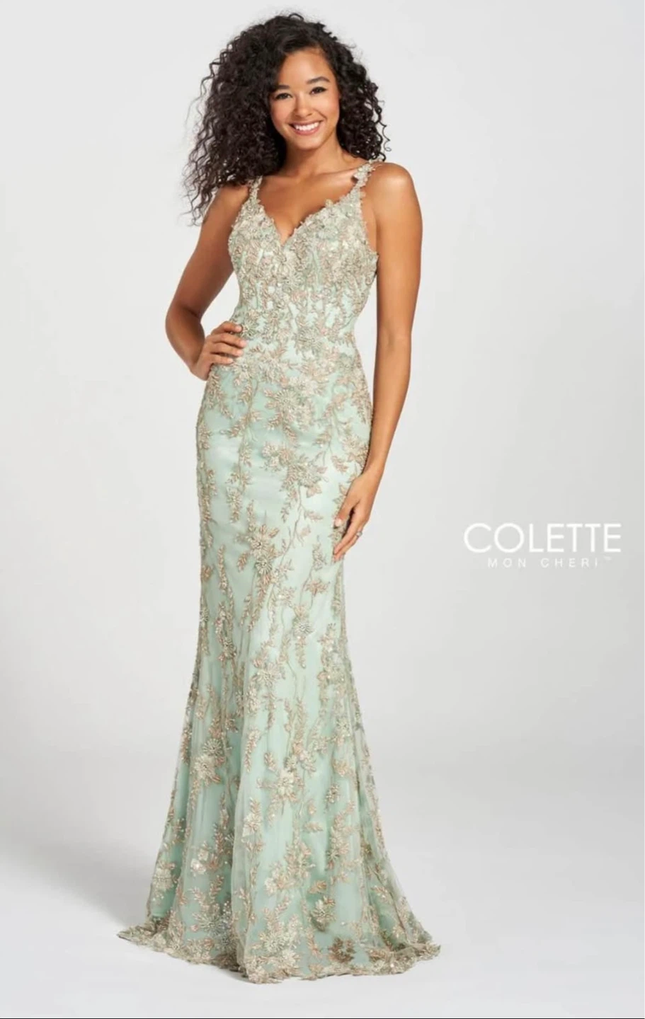 Colette Mon Cheri Sequin Lace Gown - photo 2