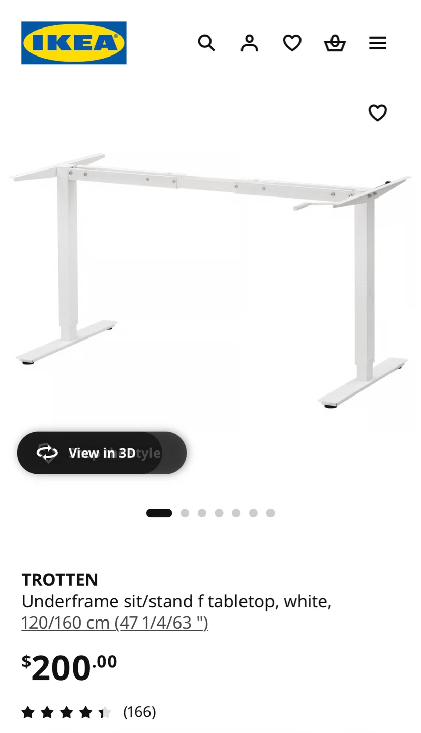 Adjustable Desk Frame