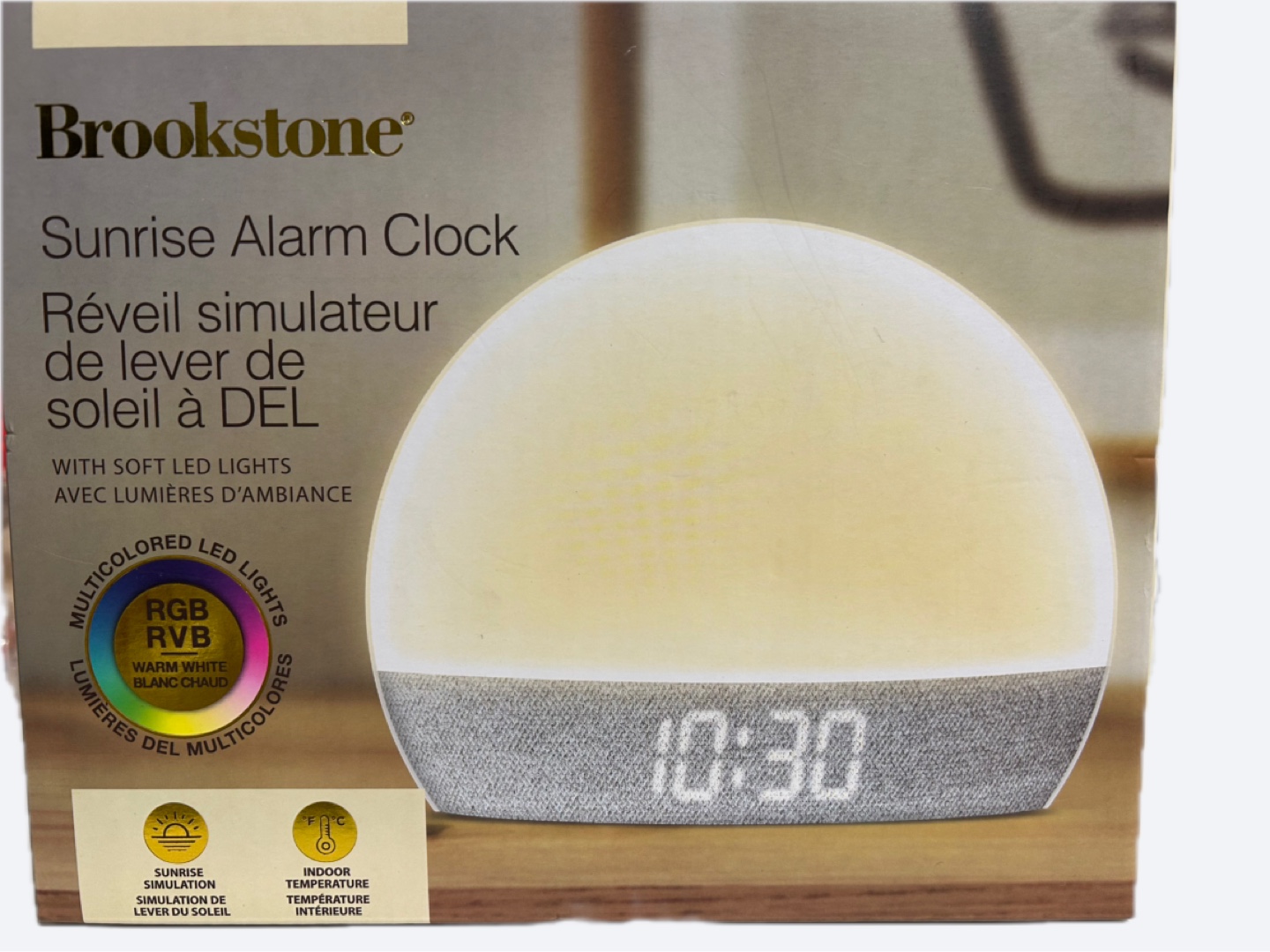 Sunrise Alarm Clock with Soft LED Lights